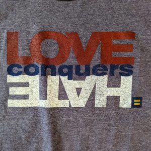 HRC Love Conquers Hate Tee, 2X